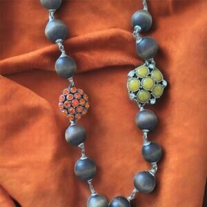 FOSSIL Boho Beaded Necklace 20”